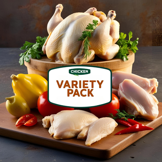 Chicken Variety Pack – A Flavorful Selection of Pasture-Raised Cuts